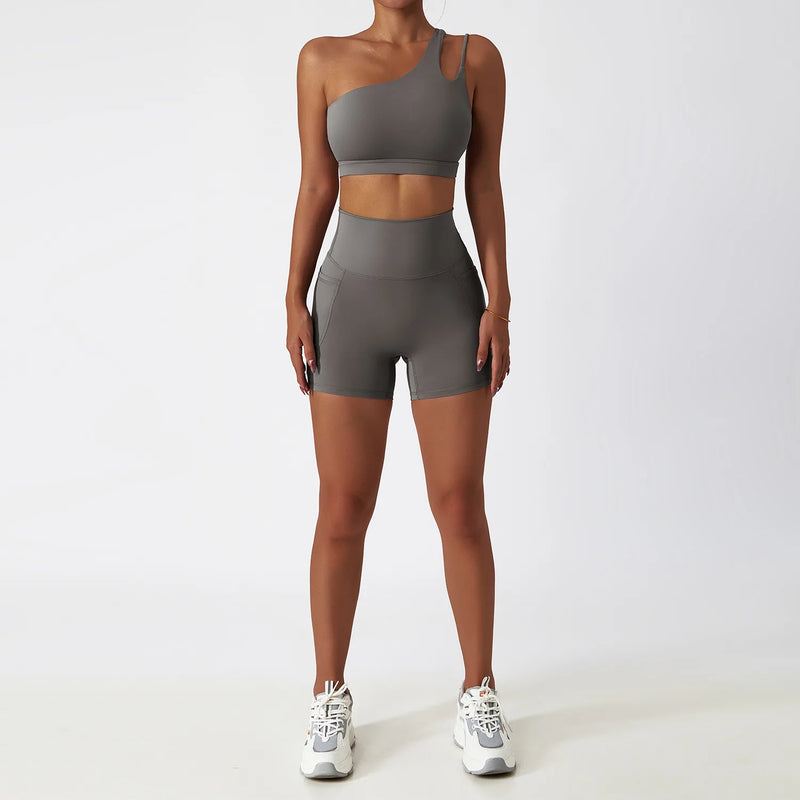 Conjunto Fitness Top e Shorts - GnL Web Store